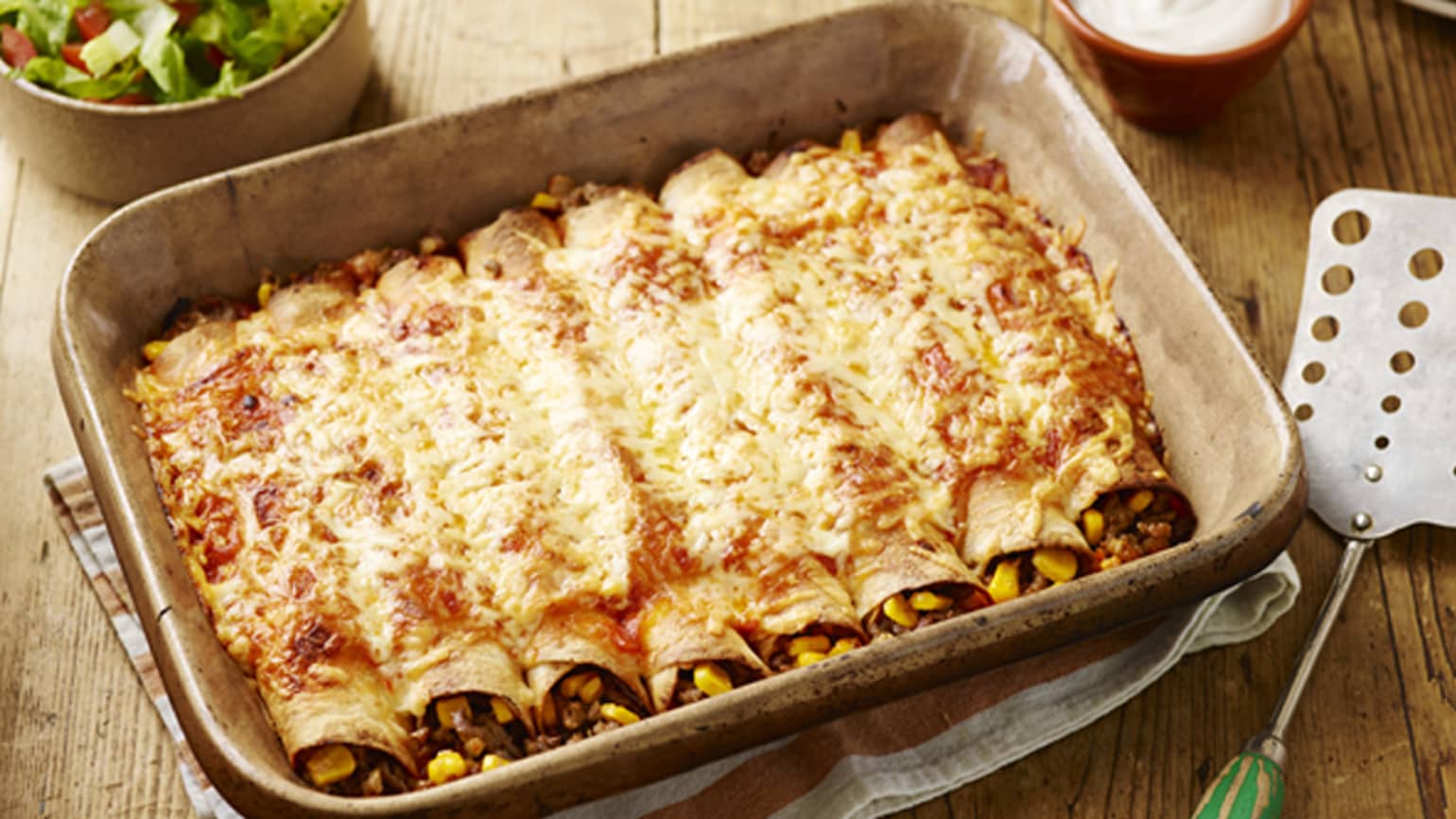 Beef and Jalapeño Enchiladas